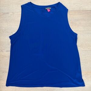 Vince Camuto Blue Tank / Sleeveless Top Blouse XL